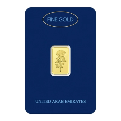 Dubai Gold 2.5 Grams Pure 999.9 Fine Gold Bar-0