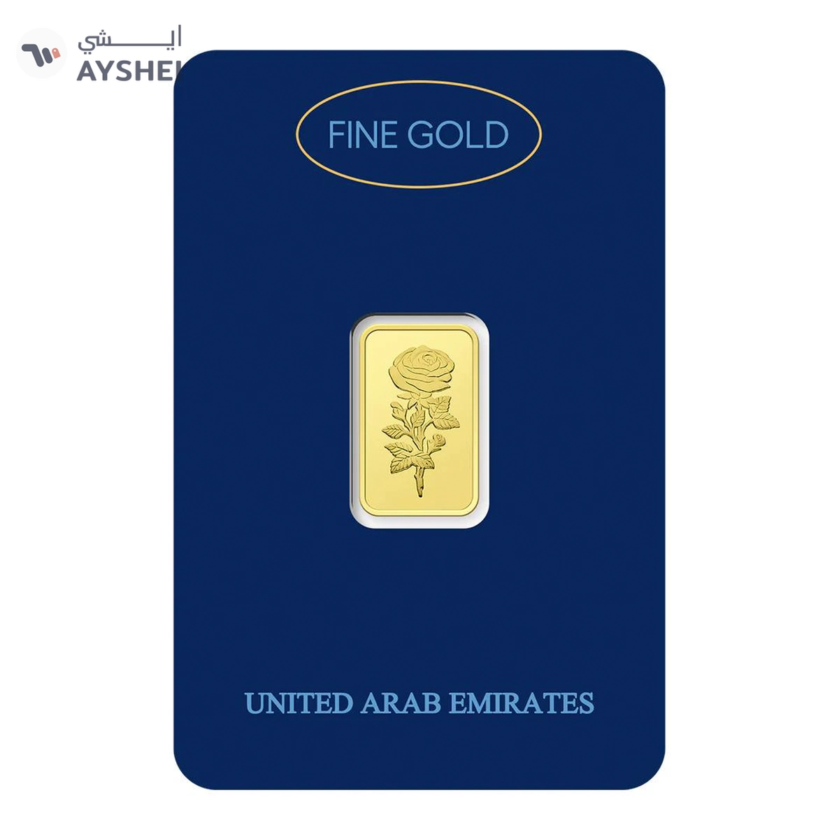 Dubai Gold 2.5 Grams Pure 999.9 Fine Gold Bar-0-0