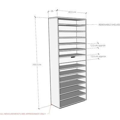 39 Pair Shoe Storage Cabinet-4