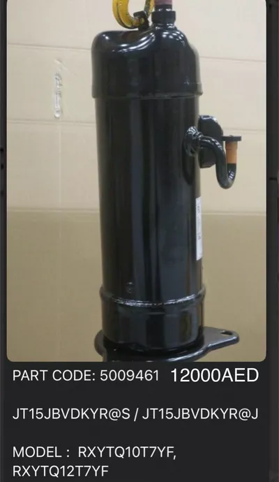 DAIKIN Compressor 5009461  - RXYTQ10T7YF / RXYTQ12T7YF Genuine-0