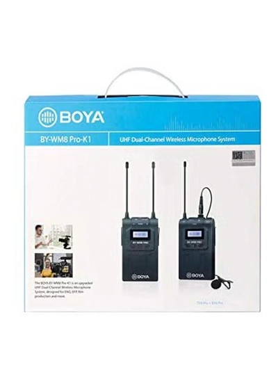 BOYA BY-WM8 Pro-K1 Wireless Microphone System BY-WM8 Pro-K1 Grey-1