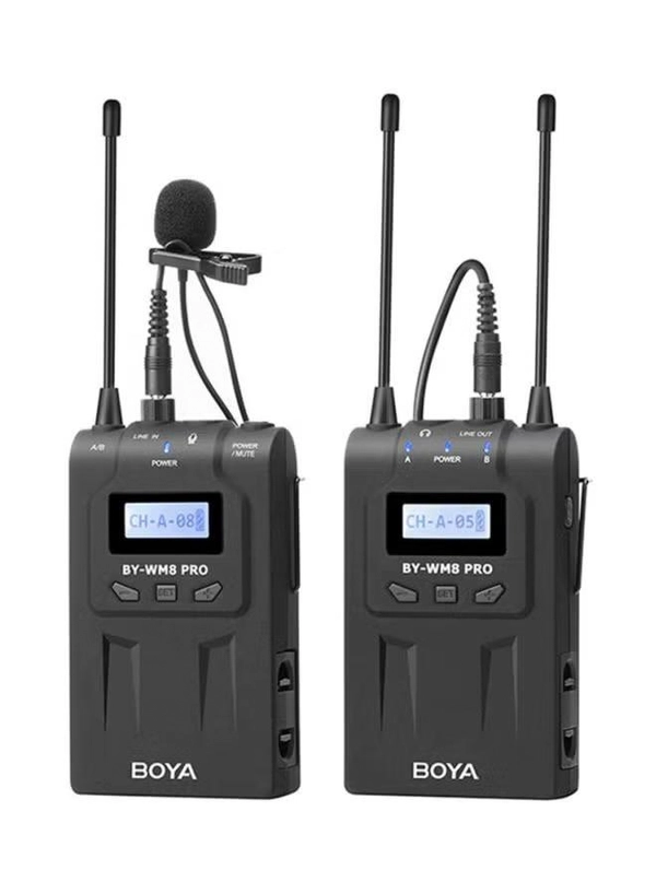 BOYA BY-WM8 Pro-K1 Wireless Microphone System BY-WM8 Pro-K1 Grey