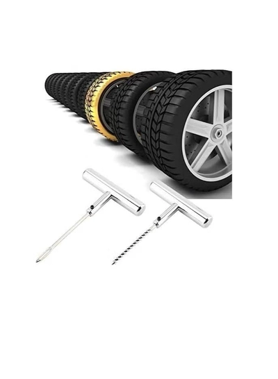 ABBASALI 2Pcs Tire Repair Tool Kit, Universal Tire Repair Kit Emergency Tool Tire Accessories-1