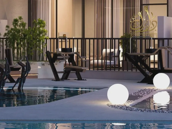 Furnished 1BR Apartment | Greenfield by Samana | Pool & Courtyard View