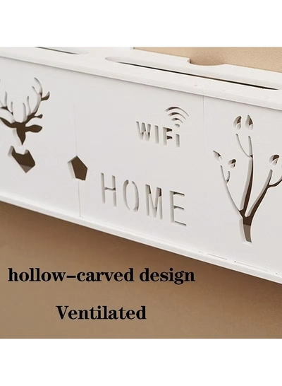  Eworld Stylish Wall Mounted Router Rack for Wi Fi Router-4