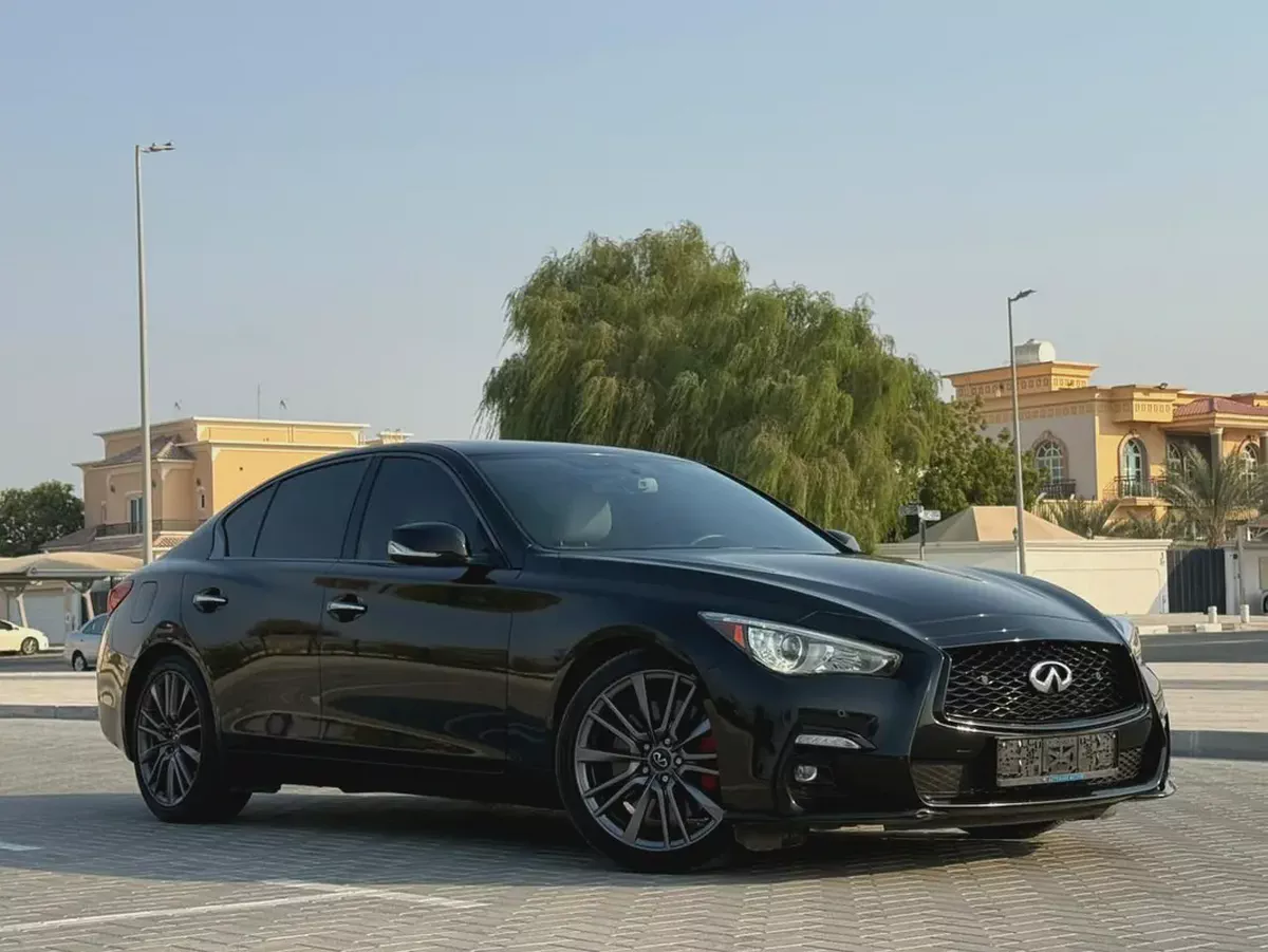 2024 INFINITI Q50 S Red Sport 400-Full option-Under Warranty and Service contract