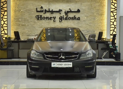 EXCELLENT DEAL for our Mercedes Benz C63 AMG ( 2013 Model ) in Black Color GCC Specs-0
