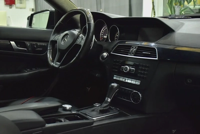 EXCELLENT DEAL for our Mercedes Benz C63 AMG ( 2013 Model ) in Black Color GCC Specs-14