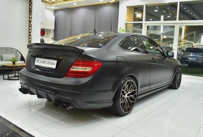 EXCELLENT DEAL for our Mercedes Benz C63 AMG ( 2013 Model ) in Black Color GCC Specs-5