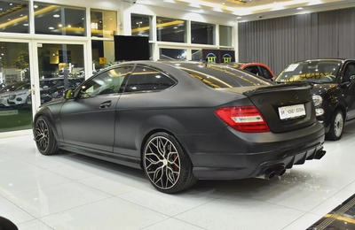 EXCELLENT DEAL for our Mercedes Benz C63 AMG ( 2013 Model ) in Black Color GCC Specs-6