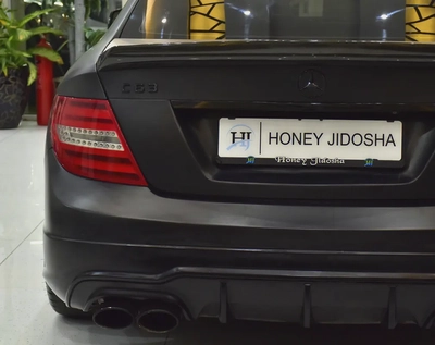 EXCELLENT DEAL for our Mercedes Benz C63 AMG ( 2013 Model ) in Black Color GCC Specs-7