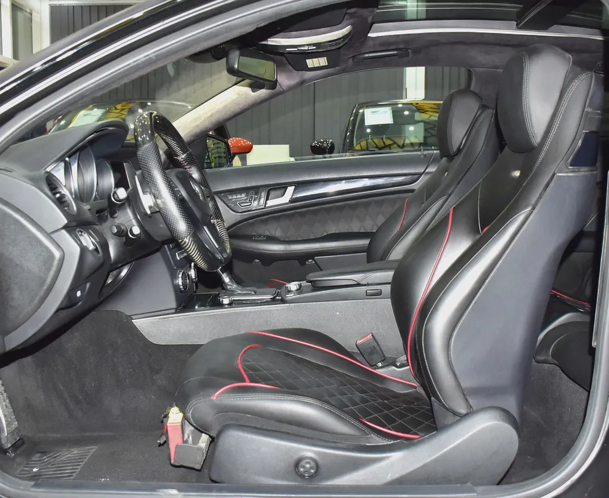EXCELLENT DEAL for our Mercedes Benz C63 AMG ( 2013 Model ) in Black Color GCC Specs-9-9