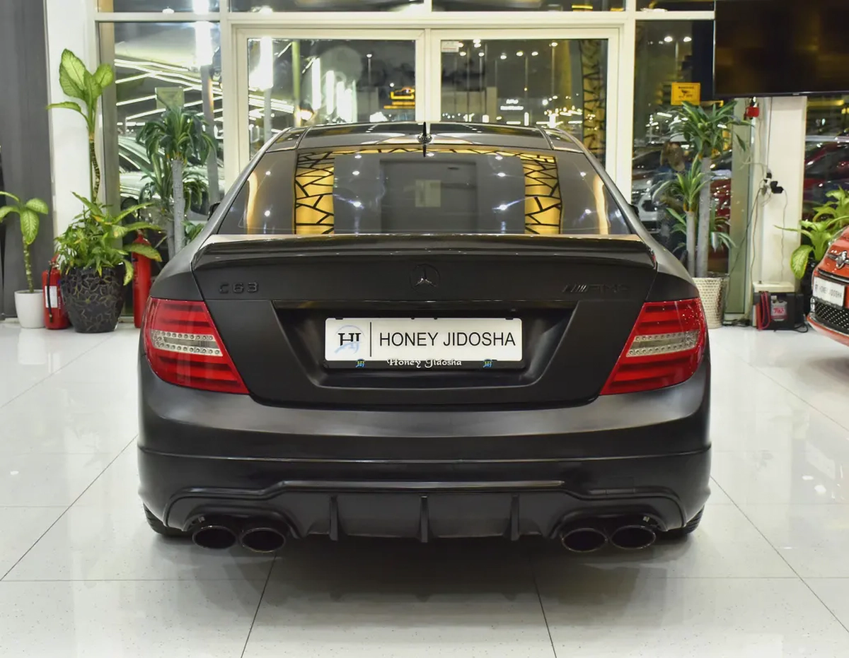 EXCELLENT DEAL for our Mercedes Benz C63 AMG ( 2013 Model ) in Black Color GCC Specs-4-4