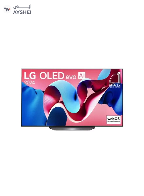 LG 65 Inch OLED evo CS4 4K Smart TV AI Magic Remote Dolby Vision WebOS24, 2024 OLED65CS4VA Black