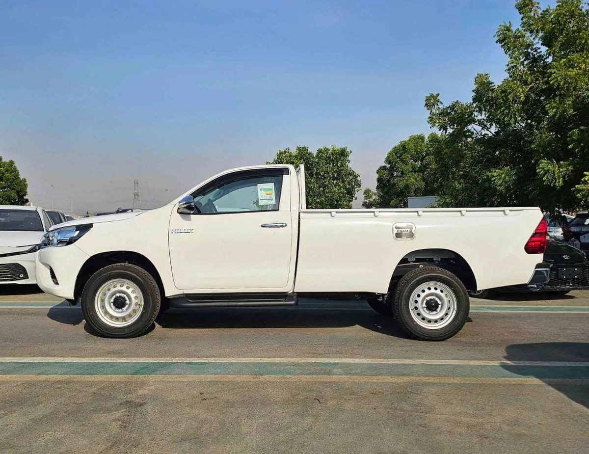 Toyota Hilux GL SINGLE CABIN BASIC / 5 + 2 HOOKS LONG BODY / 2.4L DIESEL M/T / PWR WINDOWS (CODE # DMSC)-2-0