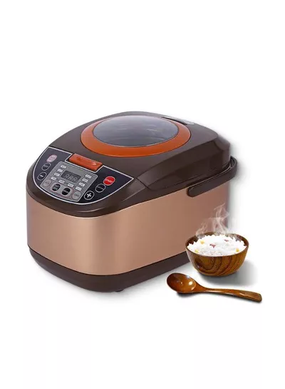 5L Smart Multi Cooker Electric Rice Cooker With Advanced Fuzzy Logic Digital Display Non-Stick Pot Large Viewing Window 12 Functions Soup Steam Porridge Cake Keep Warm Timer For Family-1