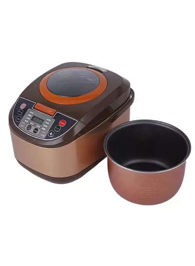 5L Smart Multi Cooker Electric Rice Cooker With Advanced Fuzzy Logic Digital Display Non-Stick Pot Large Viewing Window 12 Functions Soup Steam Porridge Cake Keep Warm Timer For Family-2