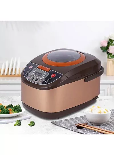 5L Smart Multi Cooker Electric Rice Cooker With Advanced Fuzzy Logic Digital Display Non-Stick Pot Large Viewing Window 12 Functions Soup Steam Porridge Cake Keep Warm Timer For Family-4