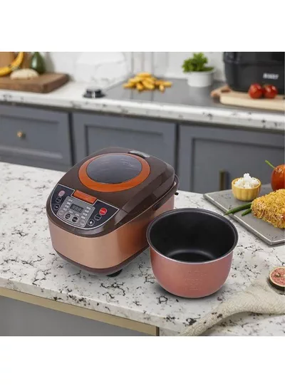 5L Smart Multi Cooker Electric Rice Cooker With Advanced Fuzzy Logic Digital Display Non-Stick Pot Large Viewing Window 12 Functions Soup Steam Porridge Cake Keep Warm Timer For Family-7