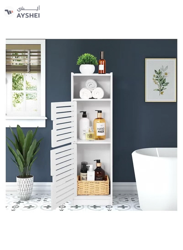 Eworld Versatile Slim Waterproof Bathroom Storage Cabinet
