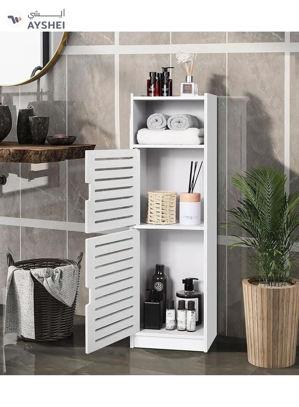 Eworld Versatile Slim Waterproof Bathroom Storage Cabinet