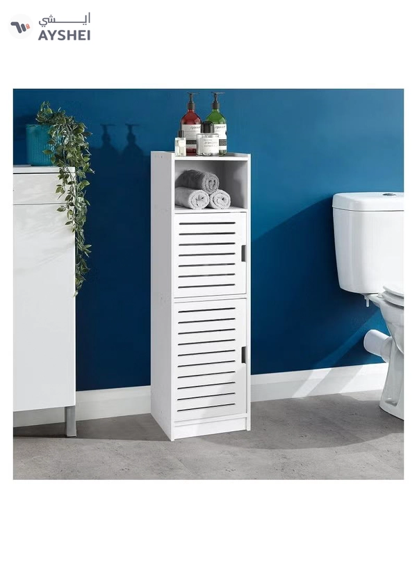 Eworld Versatile Slim Waterproof Bathroom Storage Cabinet