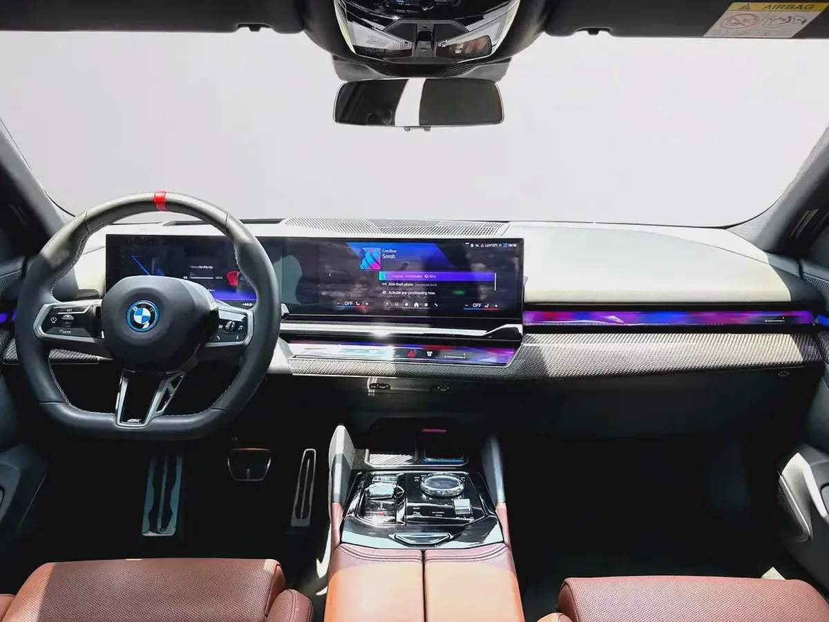 AED 4,640 P.M | 0% DOWN PAYMENT | BMW i5 M60 xDRIVE | DUAL MOTOR ELECTRIC AWD – 601 HP | FULL AGENCY-13-13