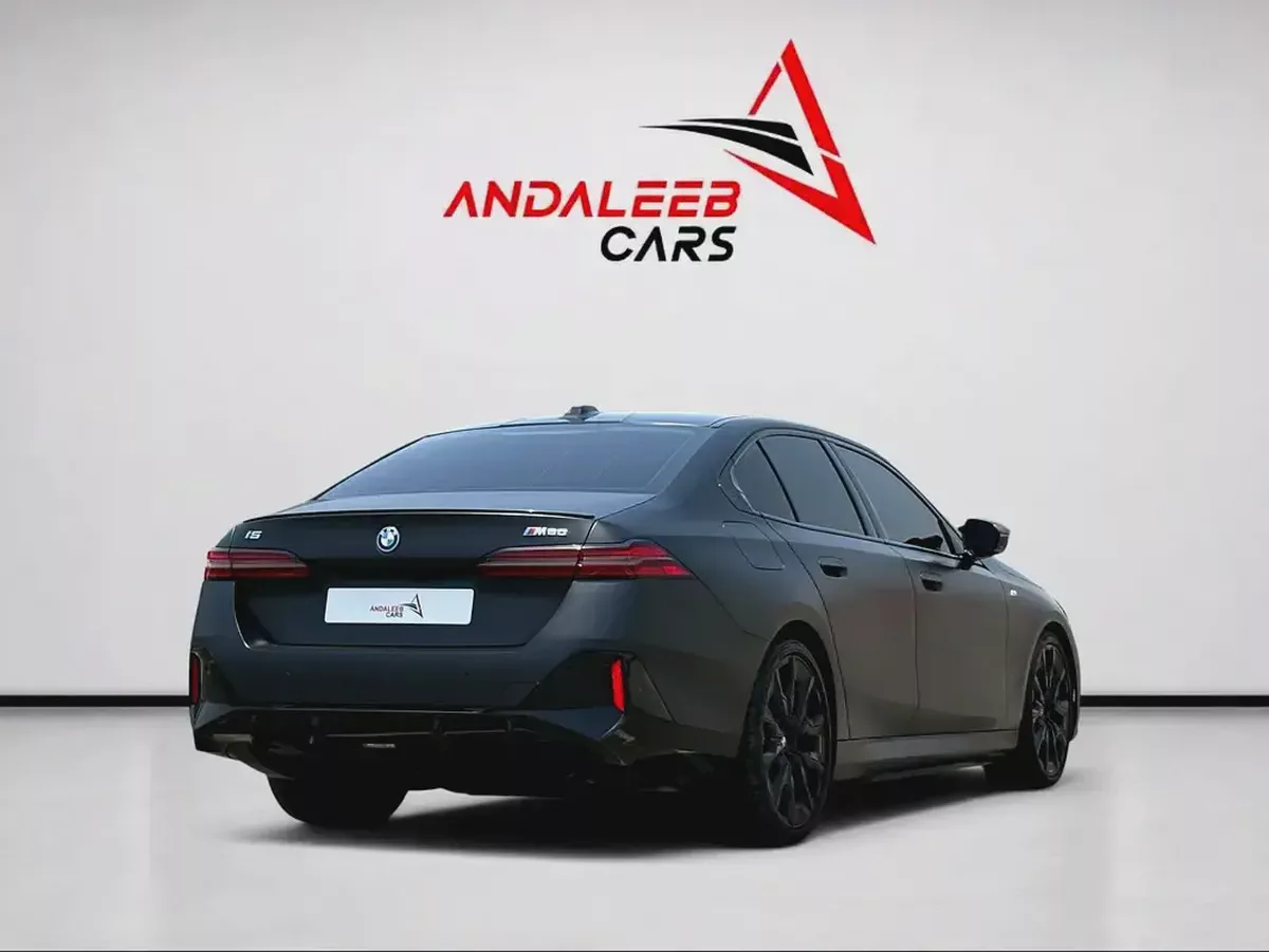 AED 4,640 P.M | 0% DOWN PAYMENT | BMW i5 M60 xDRIVE | DUAL MOTOR ELECTRIC AWD – 601 HP | FULL AGENCY-4-4