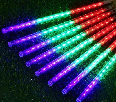 LED METEOR SHOWER RAIN LIGHTS-50CM-8TUBES/SET-MIX-0