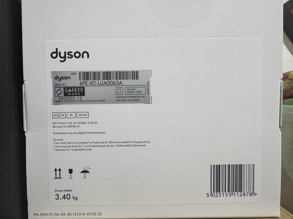 Dyson Airwrap Co-anda2x Multi-Styler (Straight + Wavy) and Dryer - Jasper Plum - International Version