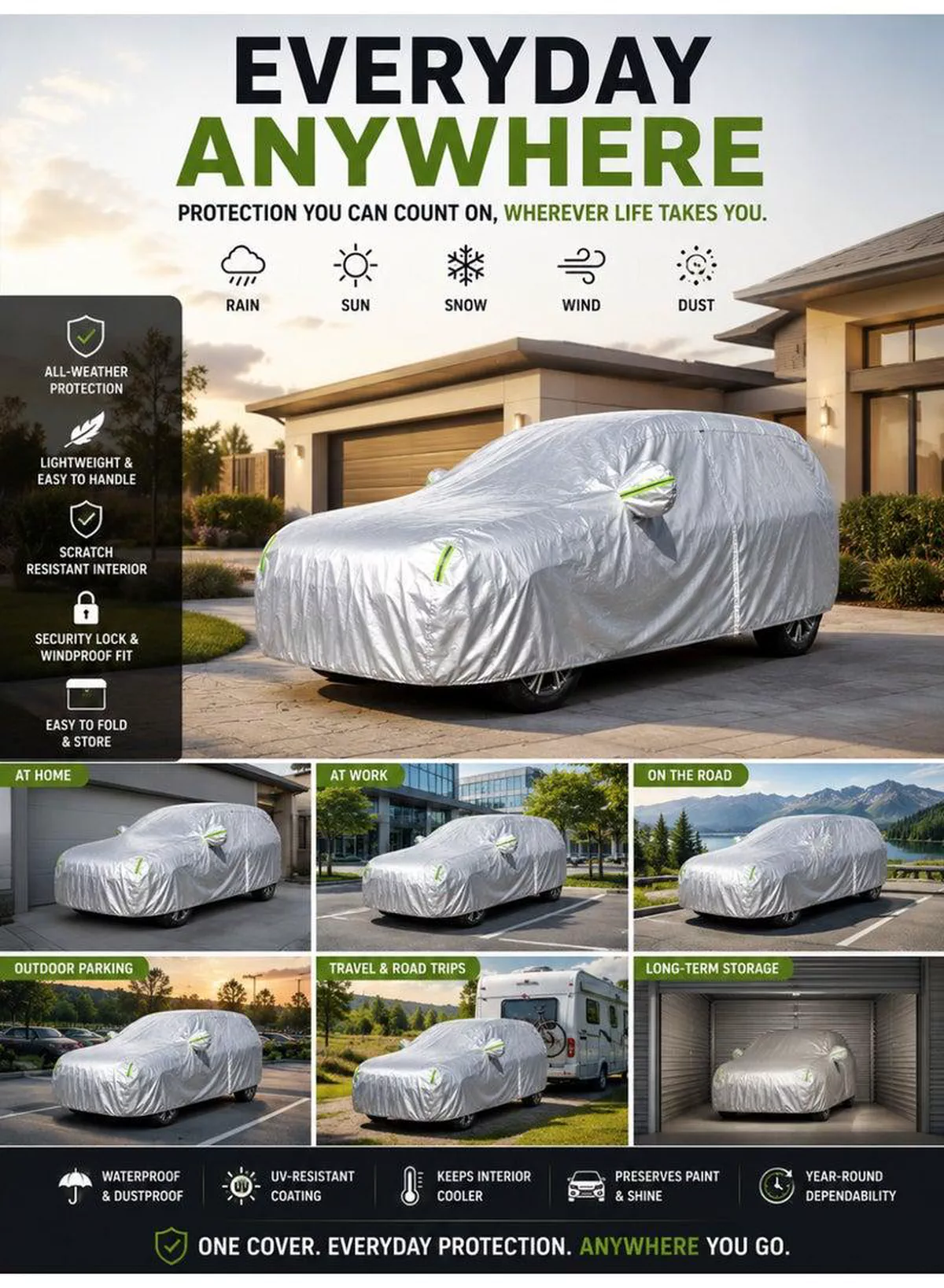 Jetour G700 Car Cover 2025–2026 – Waterproof 210D Oxford Cloth Full Car Cover | UV Protection | Windproof | Dustproof | Zipper Door | SUV All-Weather Cover-3-3