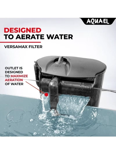  AQUARIUM Aquael VersaMax 2 External Filter [Max Flow:800 l/h] For 40-200 Litres Aquarium-5