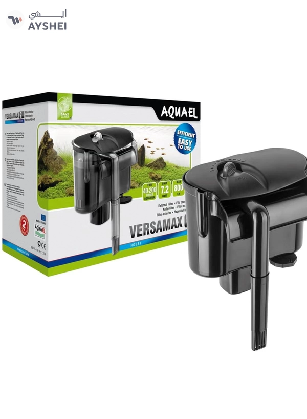  AQUARIUM Aquael VersaMax 2 External Filter [Max Flow:800 l/h] For 40-200 Litres Aquarium
