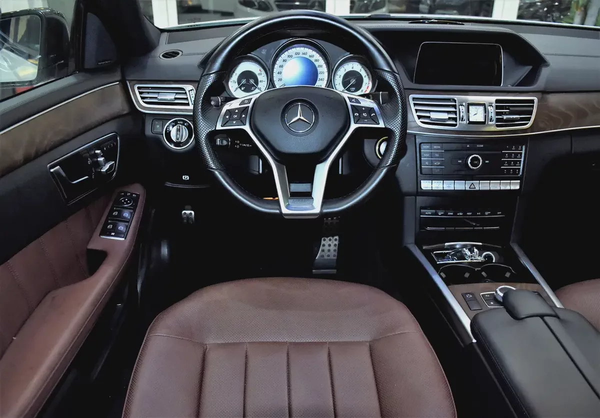 EXCELLENT DEAL for our Mercedes Benz E500 ( 2016 Model ) in White Color GCC Specs-12-12