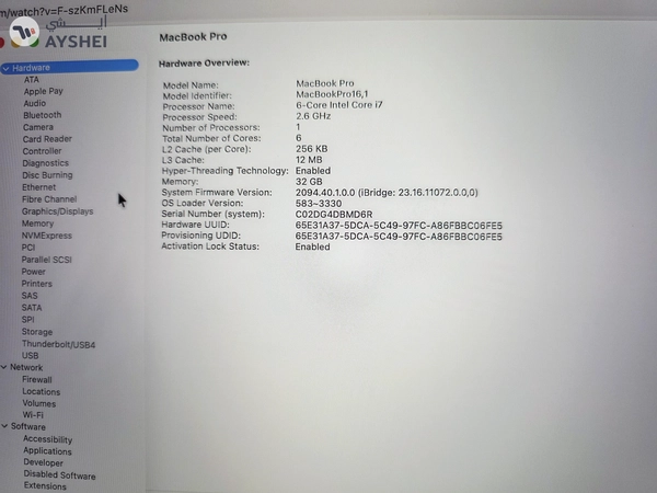 apple macbook pro 2019
