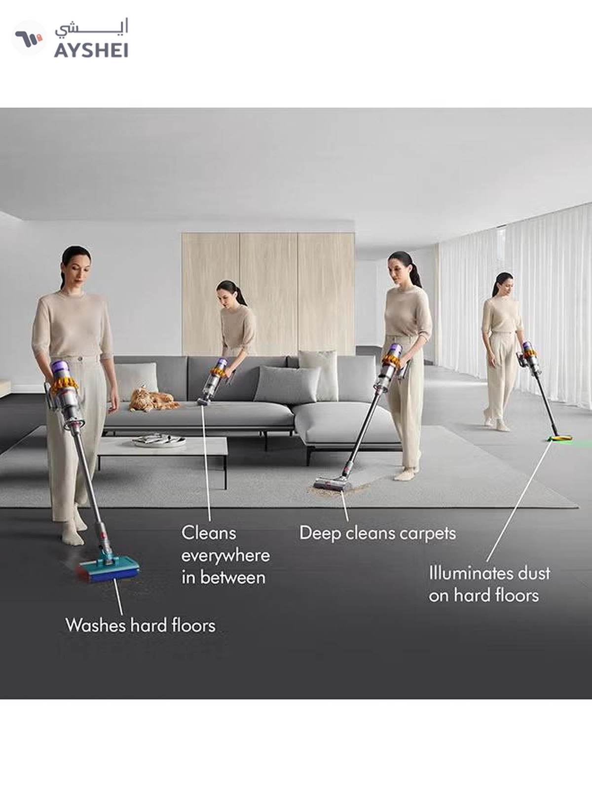 dyson Detect Submarine​ Wet & Dry Vacuum 660 W V15 Detect Submarine Yellow/Nickel-5-5