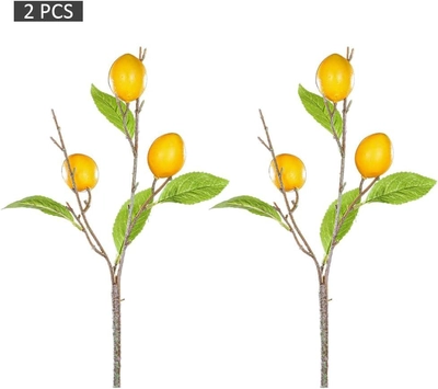 Yatai Artificial Fruit Branch, Realistic Look and Touch Fruit Branches for Decorating Vase-3