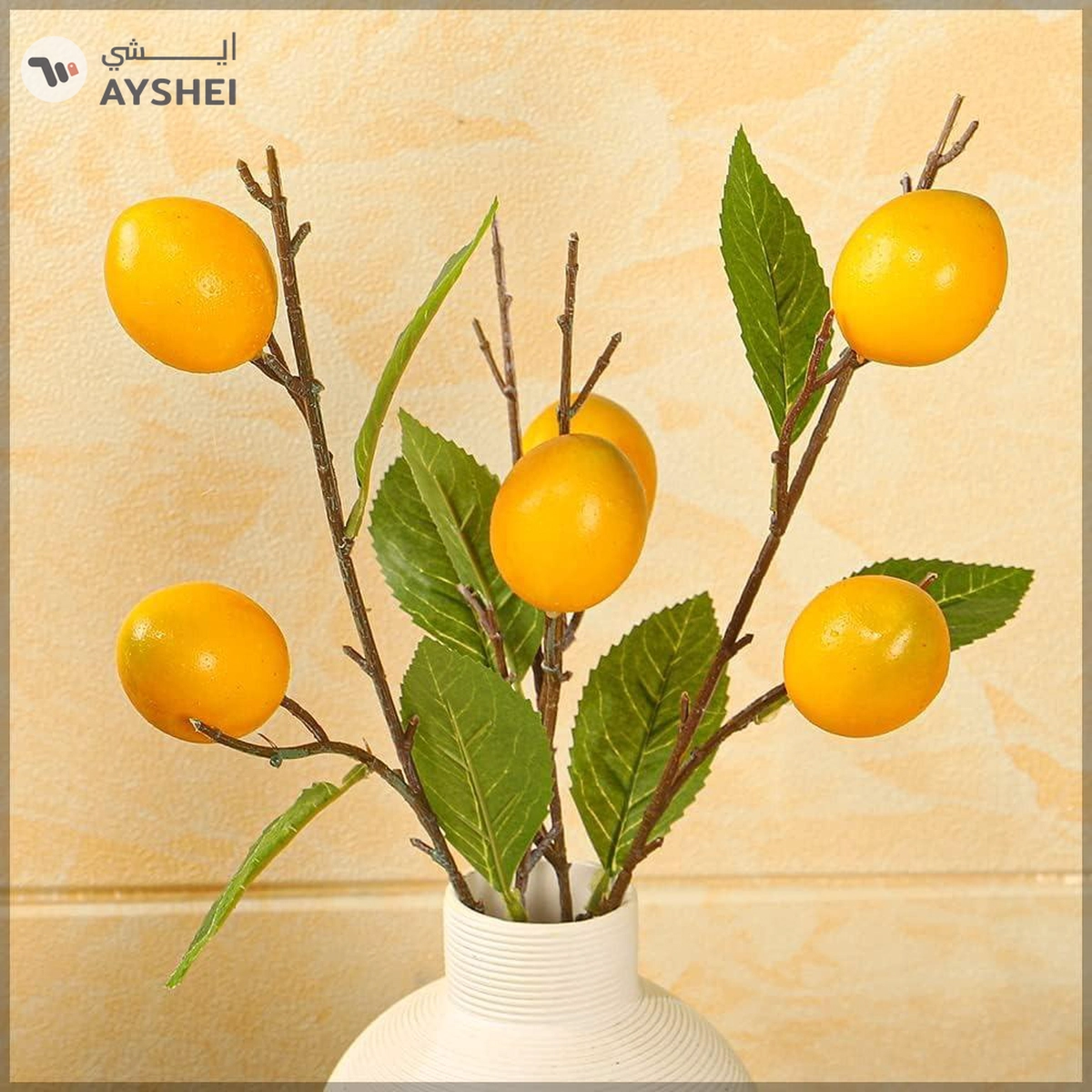 Yatai Artificial Fruit Branch, Realistic Look and Touch Fruit Branches for Decorating Vase-1-1