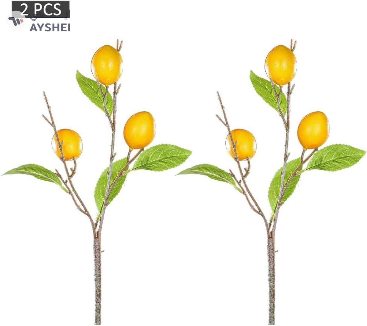 Yatai Artificial Fruit Branch, Realistic Look and Touch Fruit Branches for Decorating Vase-3-3