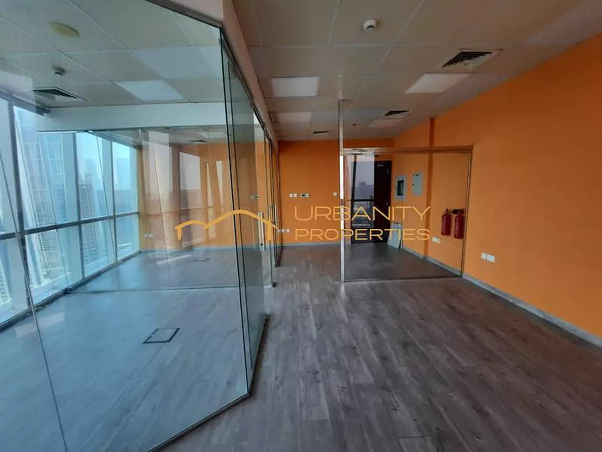 Fully Fitted | Glass Partitions | Office for Rent – B2B Tower, Business Bay