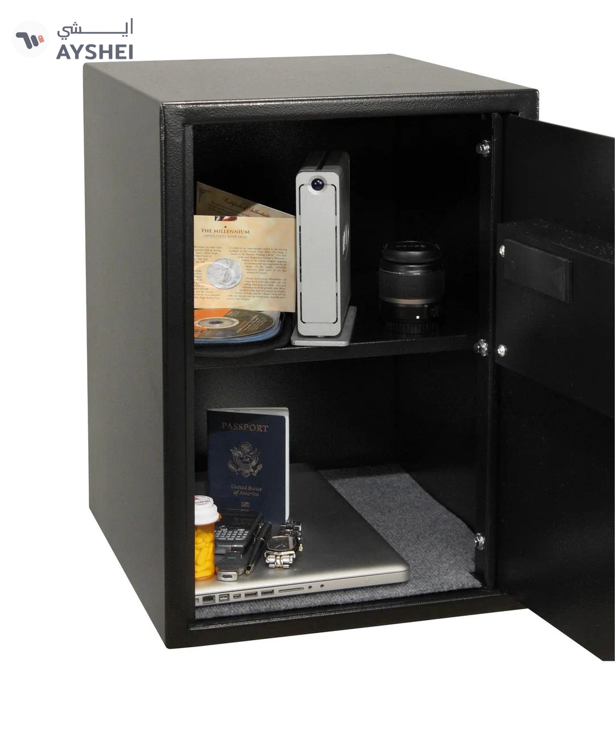 Honeywell Steel Safe with Digital Lock, 26 Kgs, 81.1 Liters-3-3