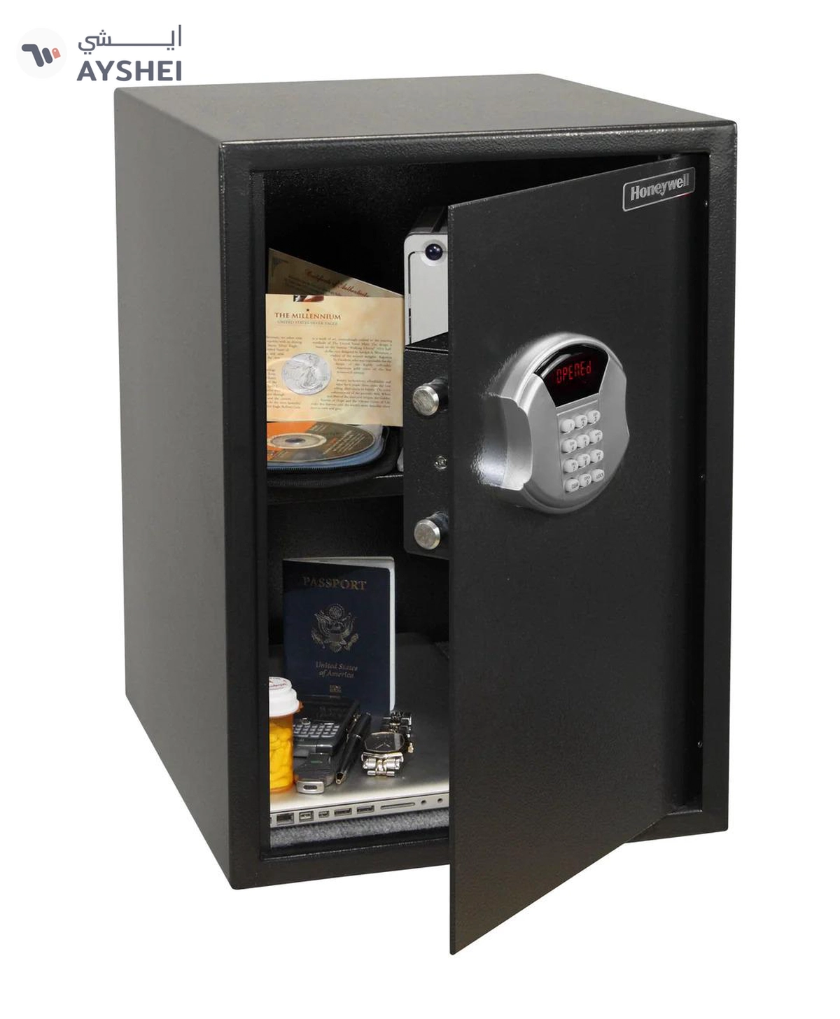 Honeywell Steel Safe with Digital Lock, 26 Kgs, 81.1 Liters-1-1