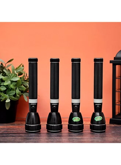 Olsenmark 4-In-1 Rechargeable LED Flashlight Black-5