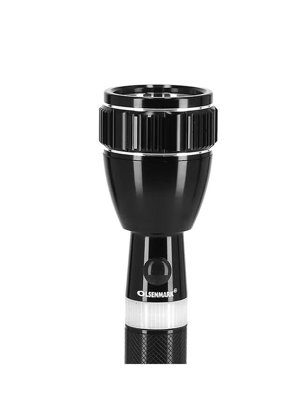 Olsenmark 4-In-1 Rechargeable LED Flashlight Black