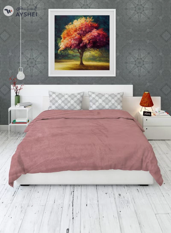 PARAJOHN Flannel Fleece Blanket Double (200x230) For All Season, Fluffy Blanket Warm Bed Throws For Sofa & Bed, Comfortable And Soft Double Flannel Fleece Blanket