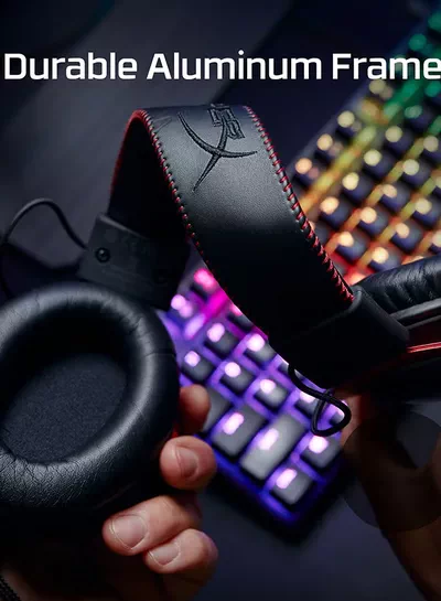 HyperX Cloud II Gaming Headset - 7.1 Surround Sound - Memory Foam Ear Pads - Durable Aluminum Frame - Multi Platform Headset - Works with PC, PS4, PS4 PRO, Xbox One, Xbox One S - Red-4P5M0AA-8