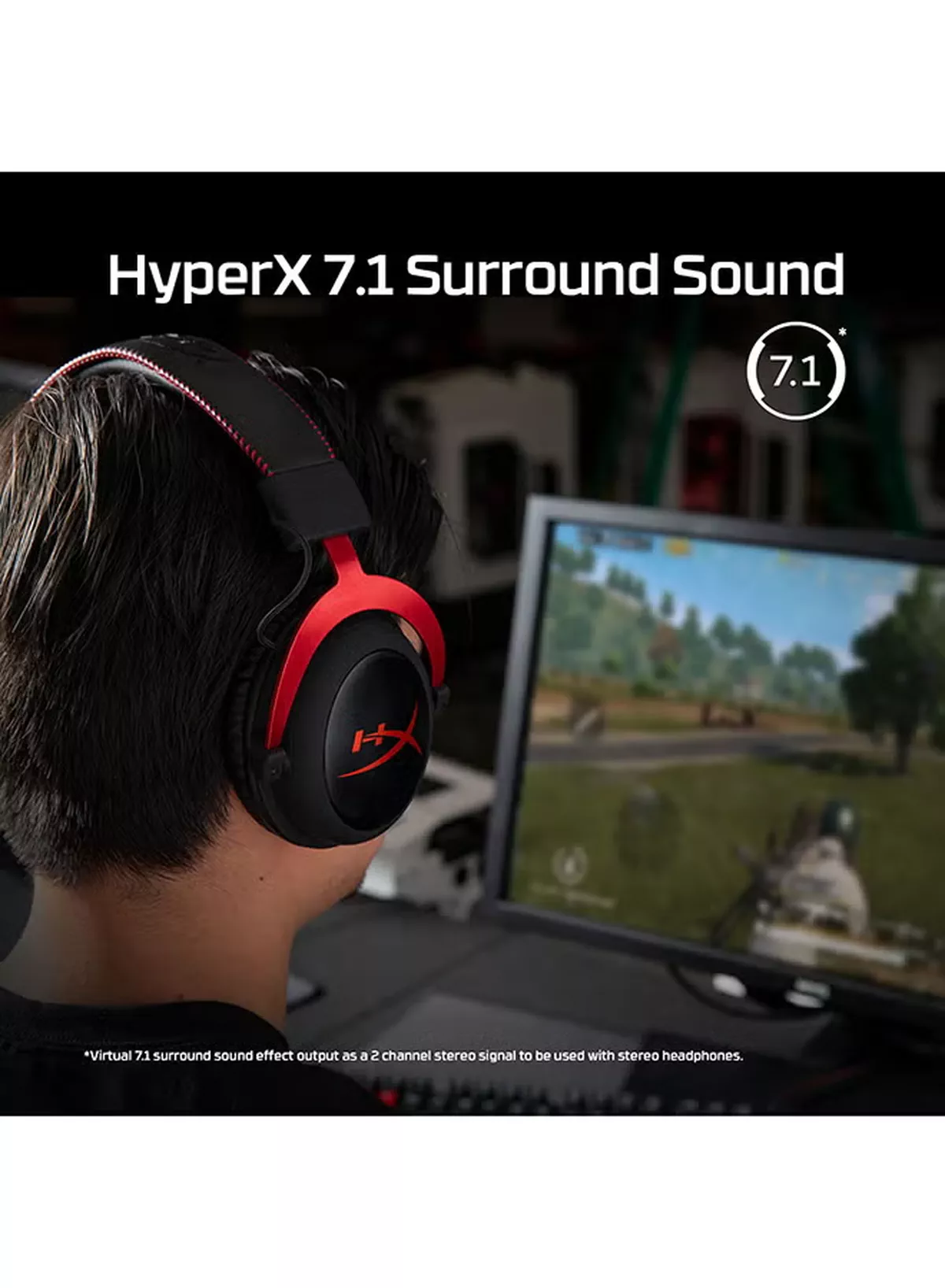 HyperX Cloud II Gaming Headset - 7.1 Surround Sound - Memory Foam Ear Pads - Durable Aluminum Frame - Multi Platform Headset - Works with PC, PS4, PS4 PRO, Xbox One, Xbox One S - Red-4P5M0AA-5-5