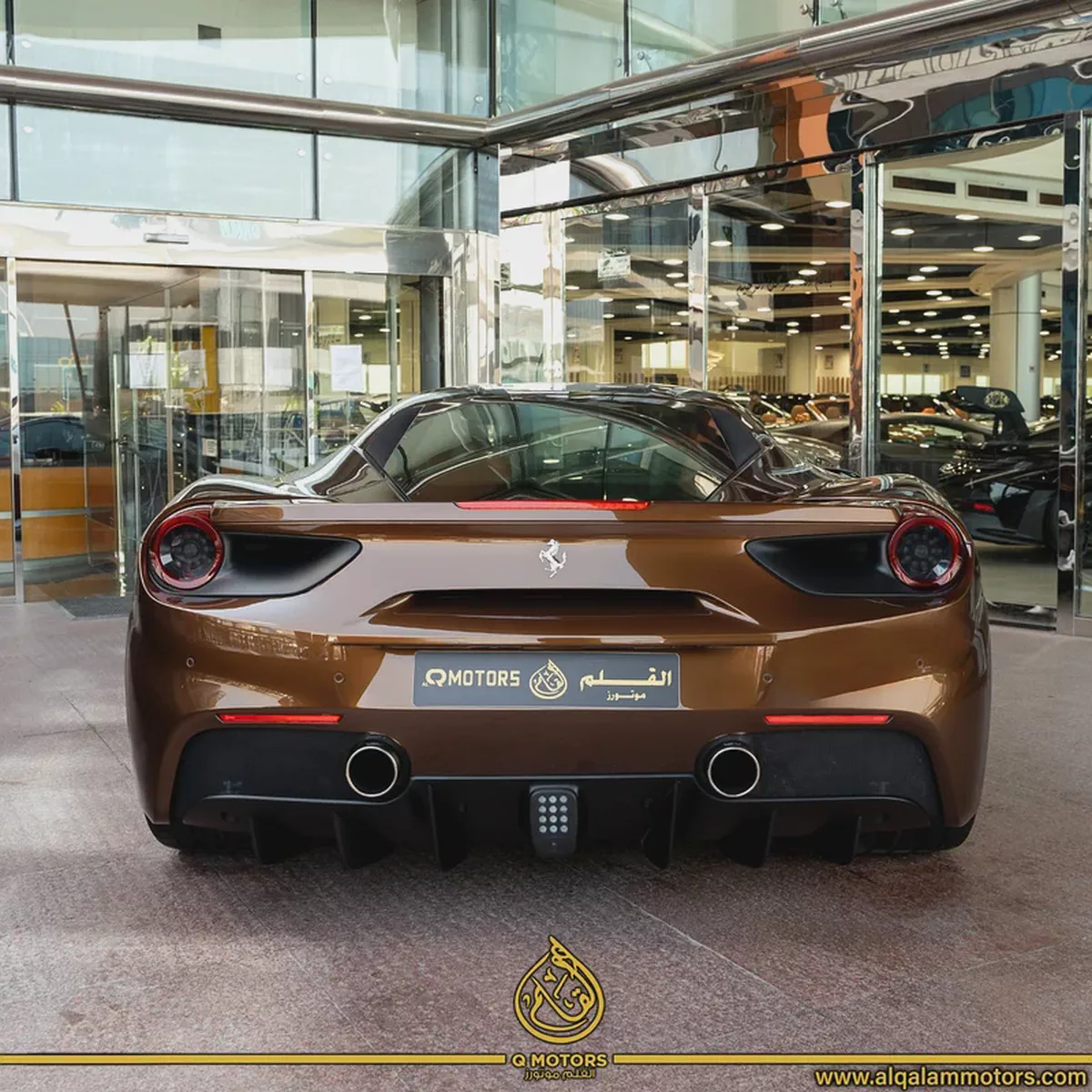 2018 FERRARI 488 GTB ( TAILOR MADE ) ( 1 OF 1 ) 70th Anniversary GCC DONE ONLY 600KM-2-2