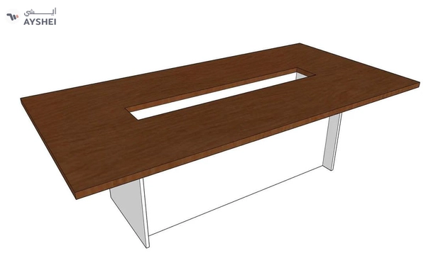 Meeting table: Rectangle, Hollow Center, For 6-20 persons