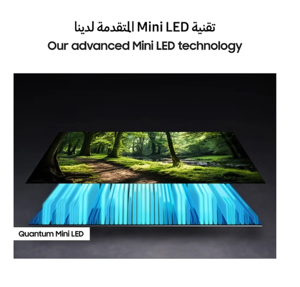 Samsung 85 Inch Neo QLED TV, QN70F, 4K, Mini LED, NQ4 AI Gen2 Processor, Quantum Matrix Technology Slim, Motion Xcelerator 144Hz, Vision AI Smart TV, QA85QN70FAUXZN (2025 - UAE Version) QN70F BLACK